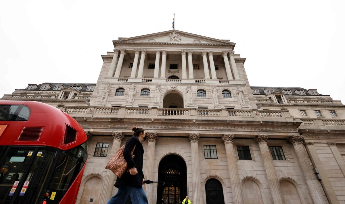 Inglise keskpank on esimene suurtest keskpankadest, kes on otsustanud tõsta intressimäärasid.