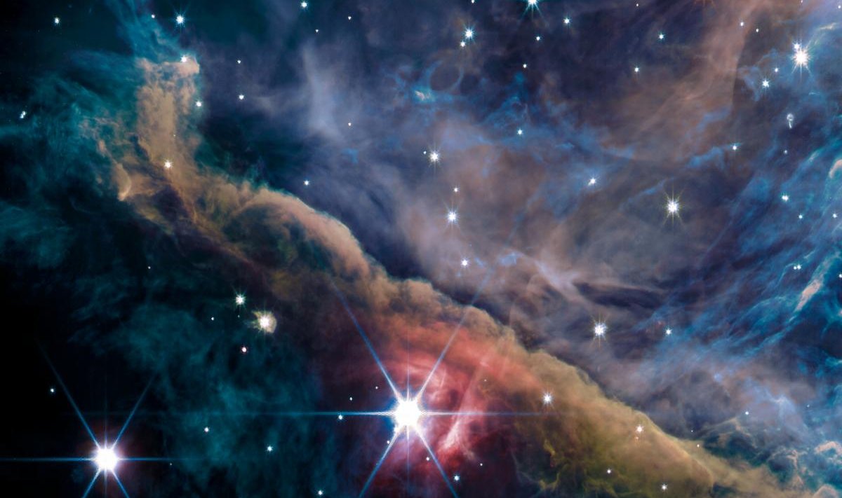 James Webbi ülesvõtted Orioni udust