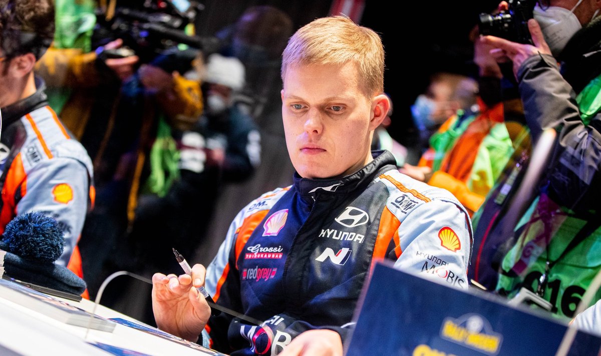 Ott Tänak Rootsi rallil