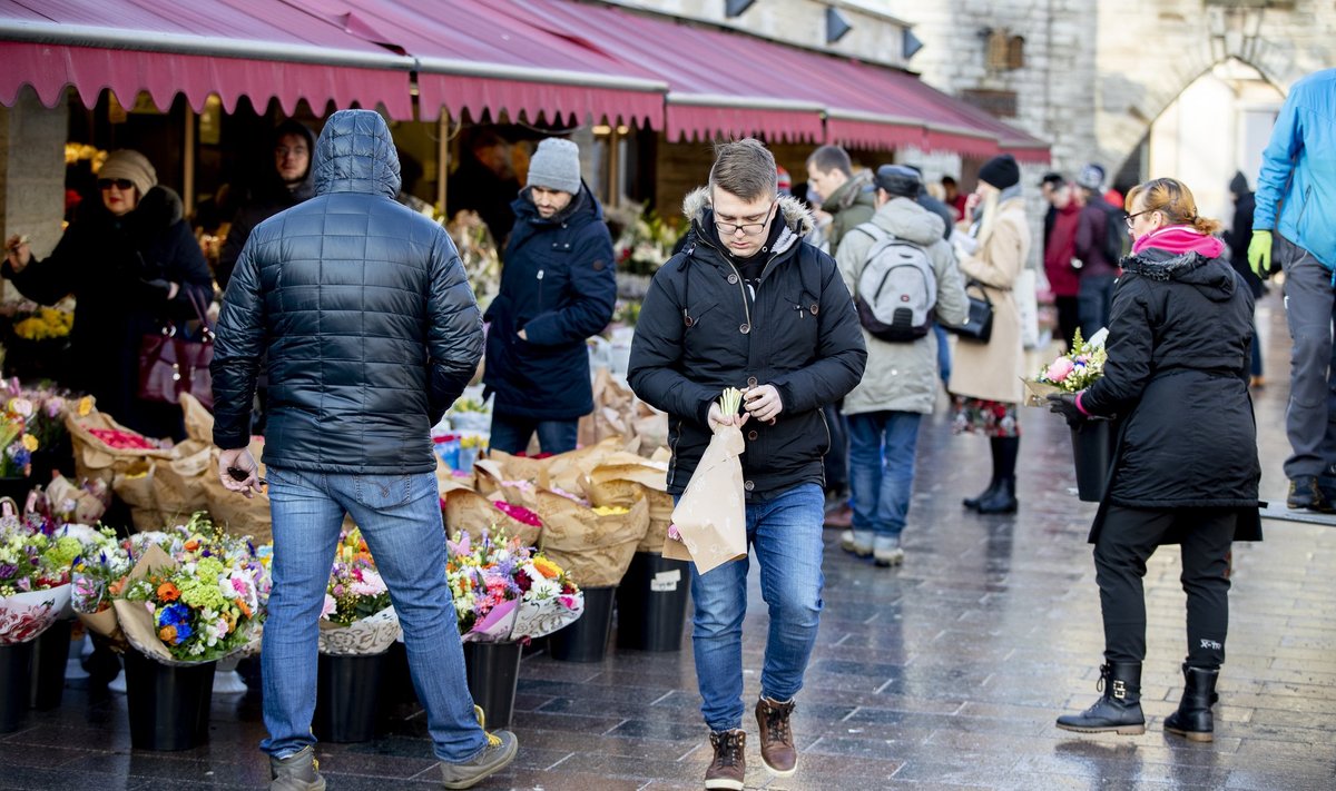 8.märts Tallinnas Viru tänaval