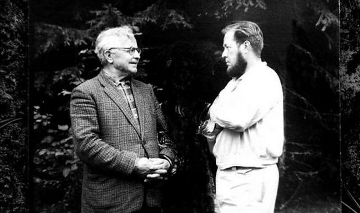 KAKS SUURT: Arnold Susi ja Aleksandr Solženitsõn 1967. aastal Vasulas Kopli-Märdil, kus kirjanik “Gulagi arhipelaagi” kirjutas.