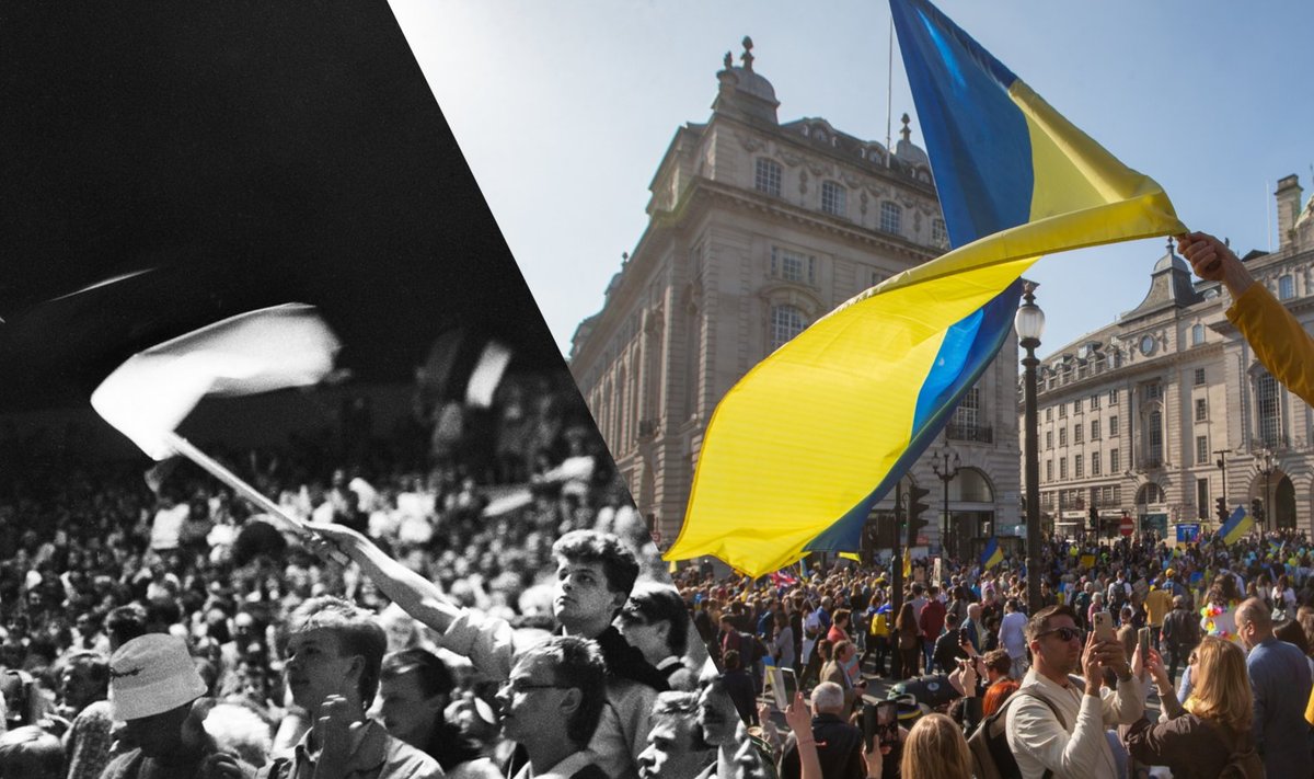 RASKUSTEST LÄBI: "Tajun Ukrainas samu lainepikkusi mis meil Eestis laulva revoutsiooni ajal. See vedas meid uue alguse raskustest läbi ja veab ka Ukraina."