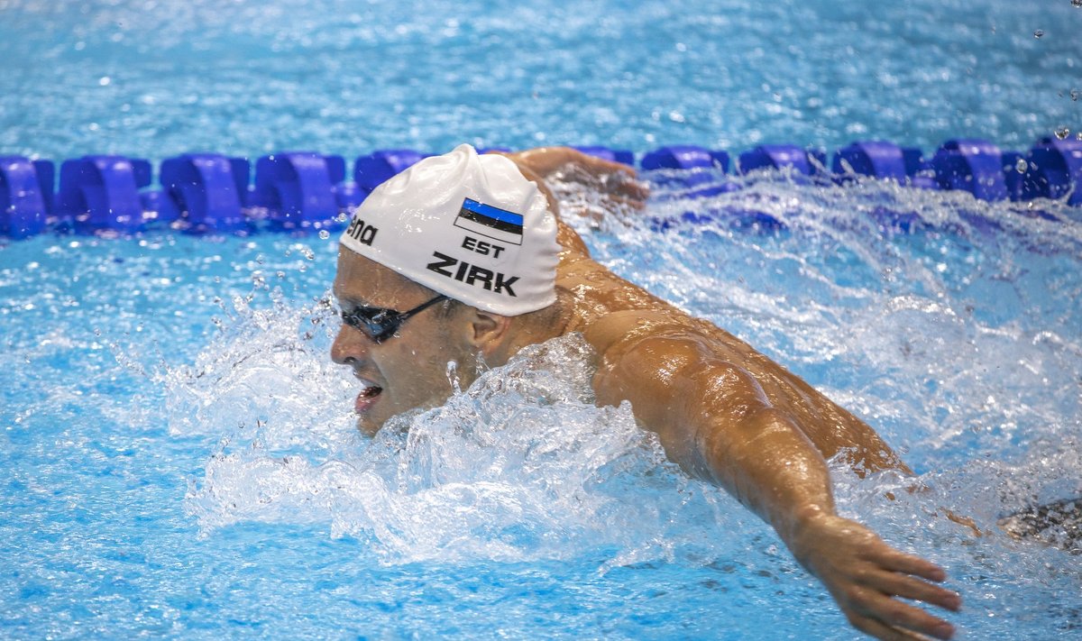 Kregor Zirk liblikujumise 100 meetrit eelvoor Tokyo2020 29.07.2021