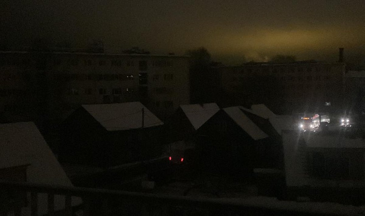 Район Ülejõe погрузился в темноту