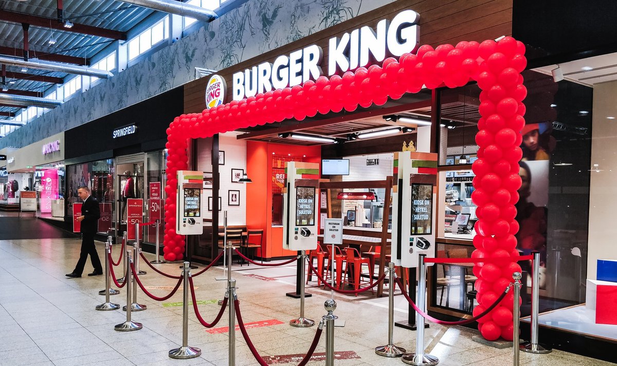 Tartu Lõunakeskuse Burger King on suletud