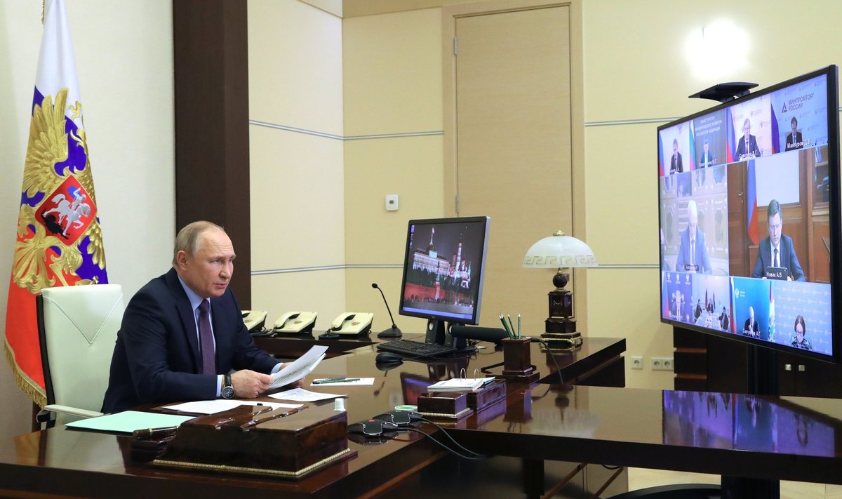 Putin 14. aprillil kohtumas Venemaa nafta- ja gaasiettevõtete juhtidega.
