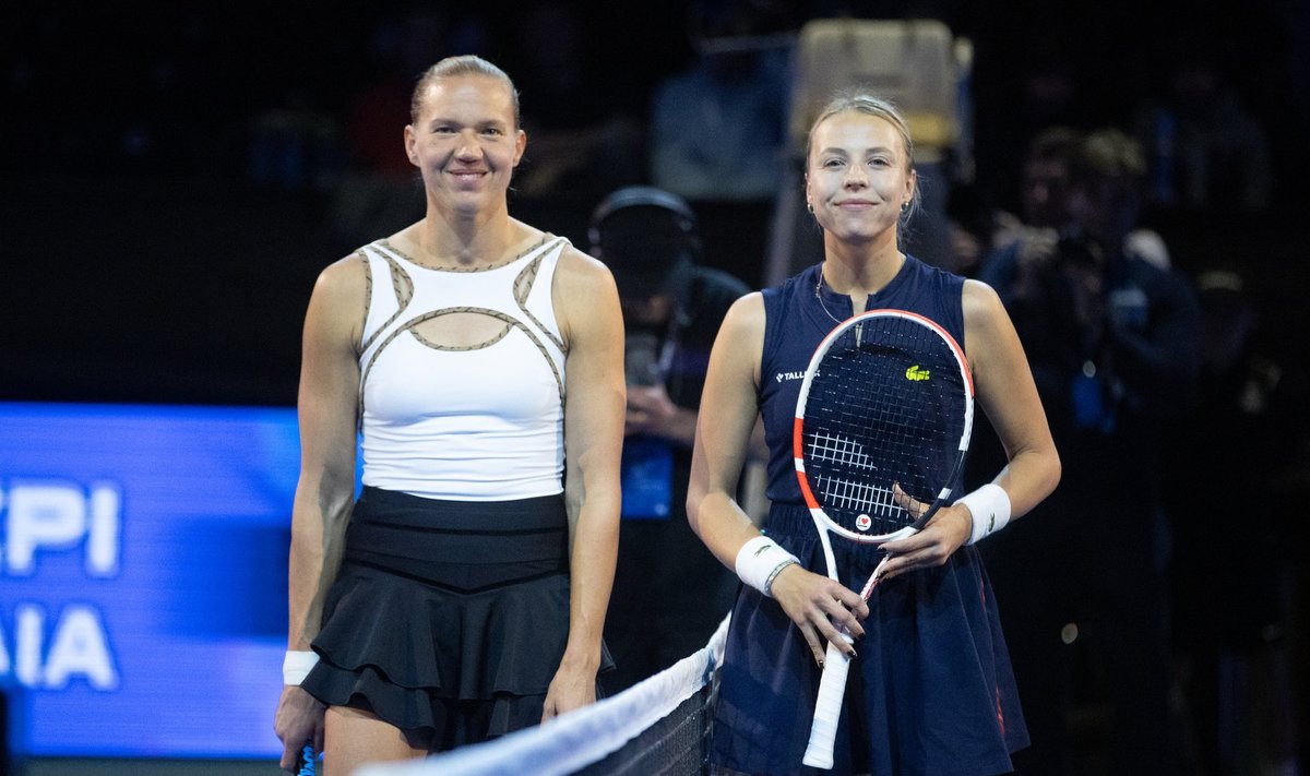 Kaia Kanepi ja Anett Kontaveit Tallinn Openi poolfinaalis