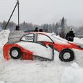 FOTOD | Väätsa lumememmede paraadil valmistati lumest Ott Tänaku WRC sõidumasin