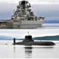 Venemaa suurim tuumaallveelaev ja lahinguristleja on jõudmas Eesti lähistele