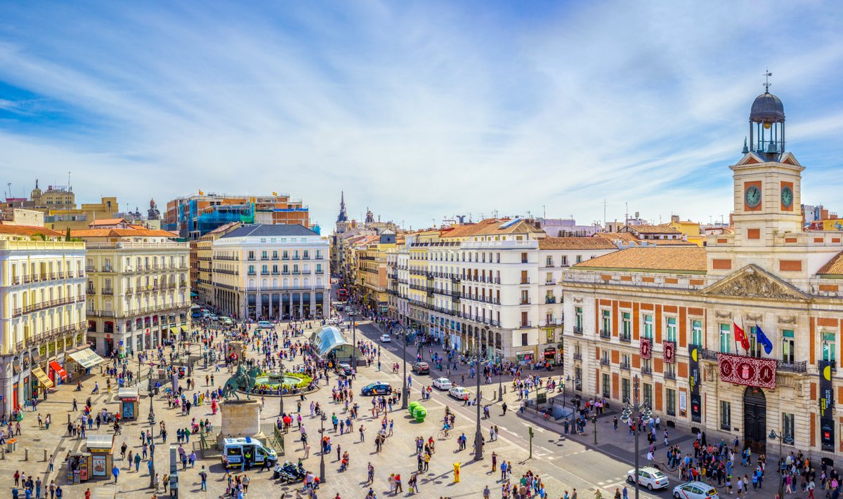 Madridi keskväljak Puerta del Sol
