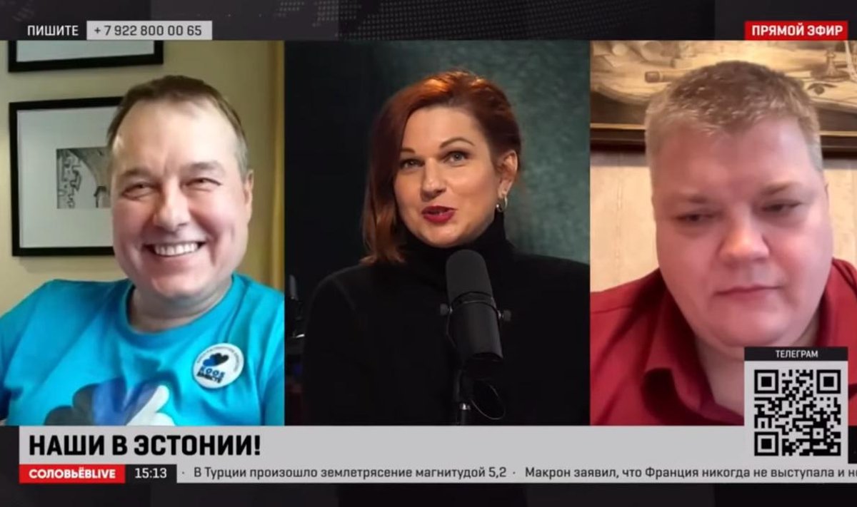 Айво Петерсон И Олег Иванов в эфире канала „Соловьев Live“