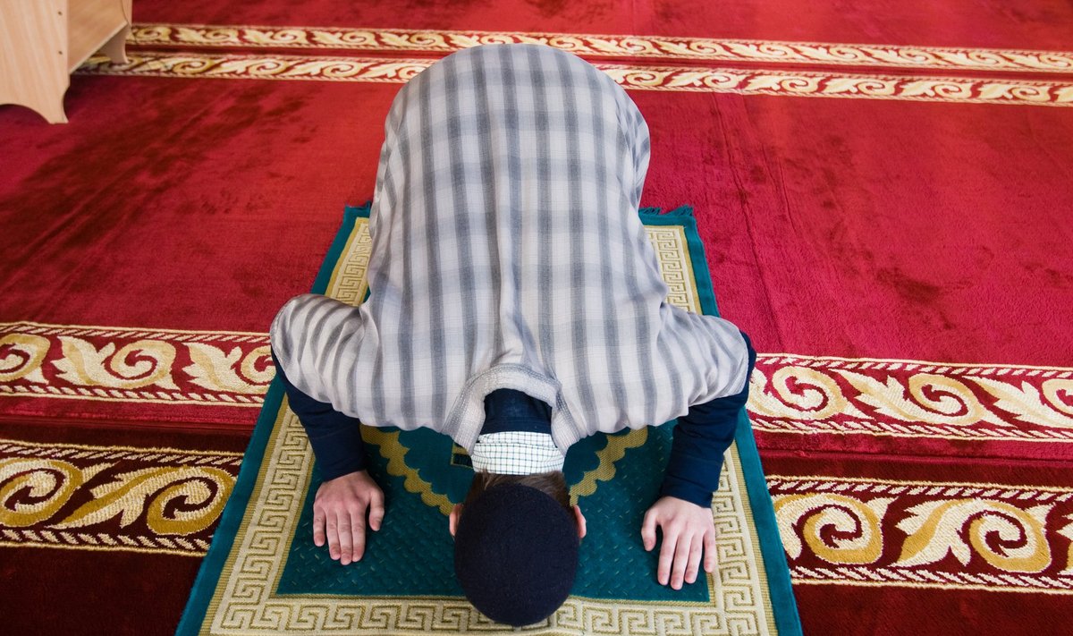 Moslem palvetamas.