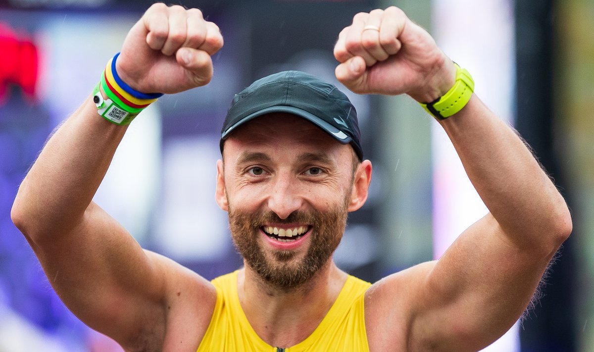 TRIATLONIST Märt Avandi Tallinna Ironman 2020 finišis. 