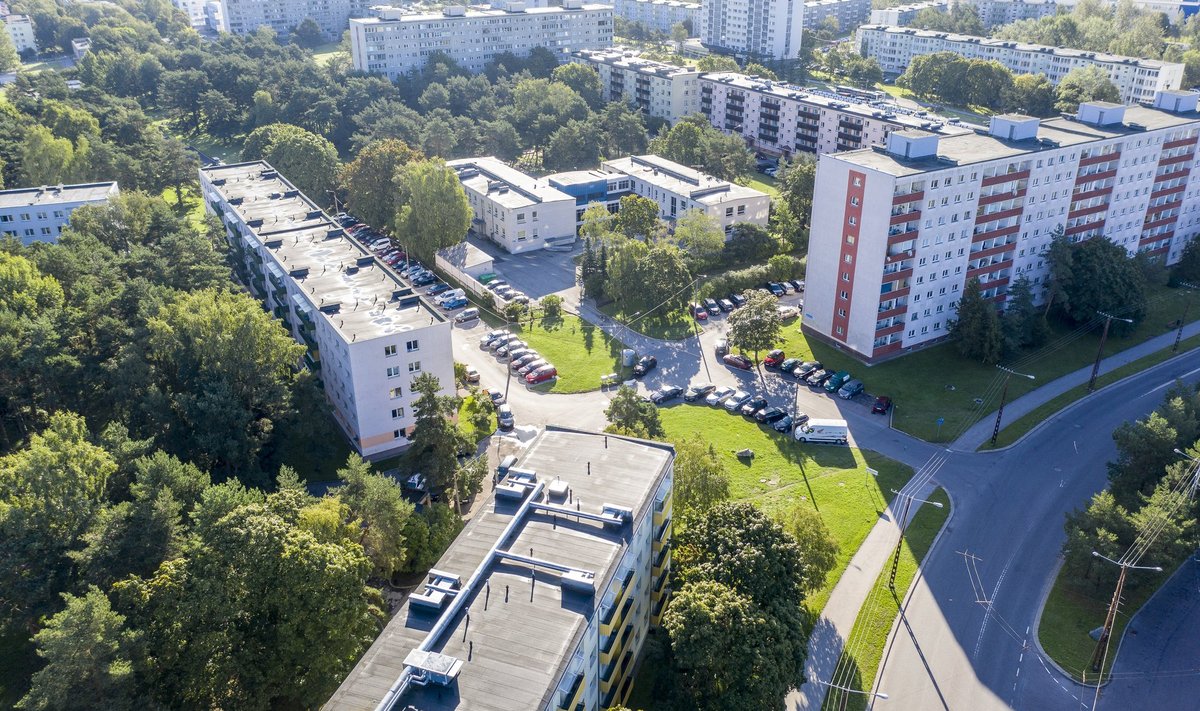 Droonipildid Tallinna magalatest