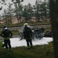 ФОТО И ВИДЕО | В Мяннику столкнулись легковушка и грузовик, один из водителей погиб