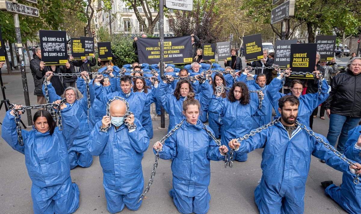 Amnesty Internationali protestis mullu uiguuride eest, keda sunnitakse orjatööle.