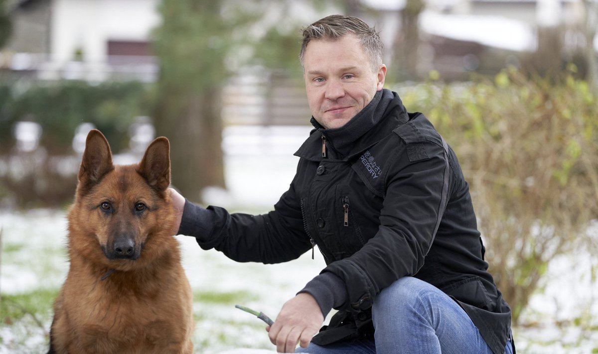 KARMA SEADUS „Usun, et kõik, mida välja annad, tuleb ringiga tagasi. Seepärast tasub endast välja anda head,” usub Lauri. Pildil koos truu sõbra Bertaga.