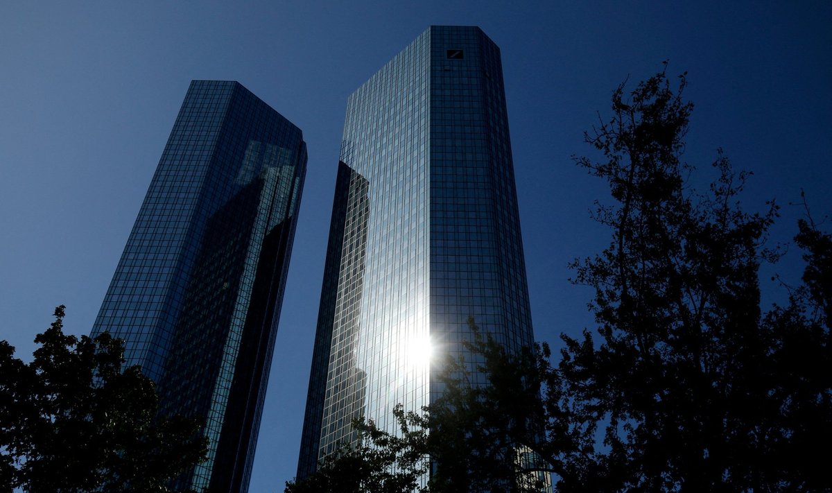 Deutsche Banki peakorter Frankfurtis täna.
