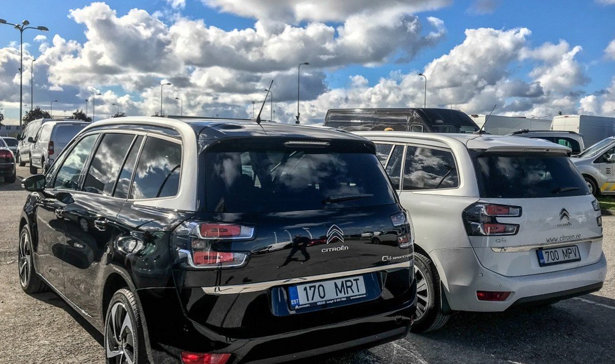 Citroën C4 Space Tourer ja Berlingo kõrvuti