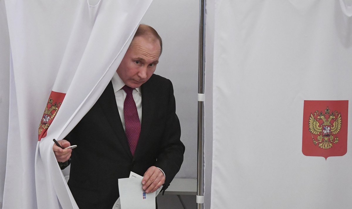 Putin käis ka ise 2018. aastal presidendivalimistel hääletamas.