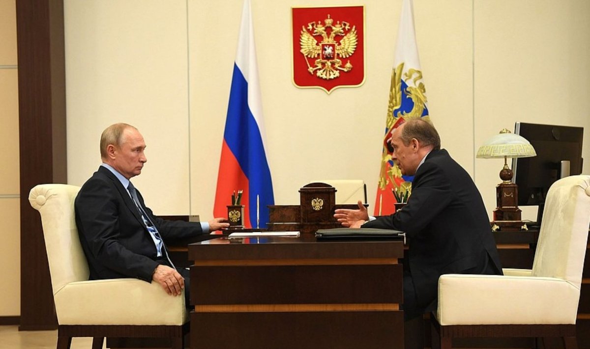 Vladimir Putin ja FSB peadirektor Alexander Bortnikov