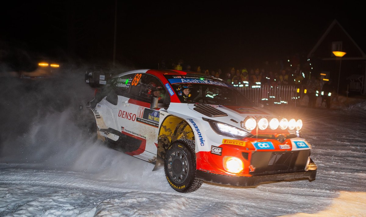 Kalle Rovanperä Rootsi rallil.