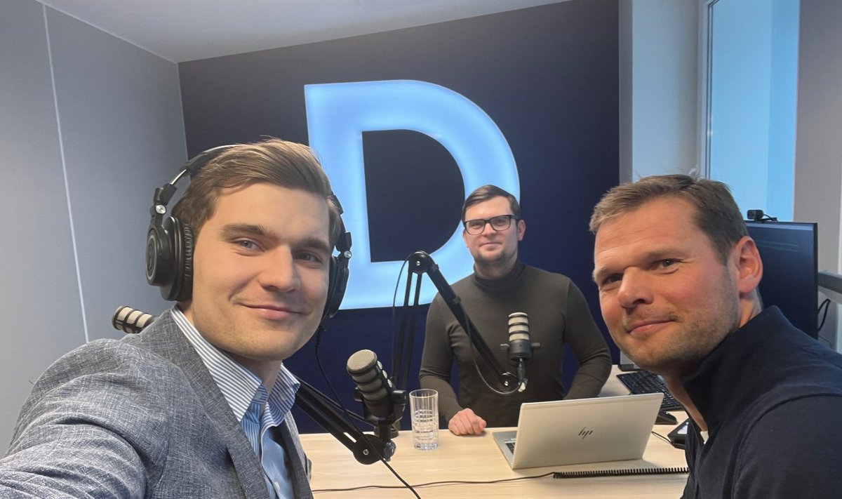 Vasakult: Karl Oskar Haak, Lauri Toomsalu ja Joel Mitt