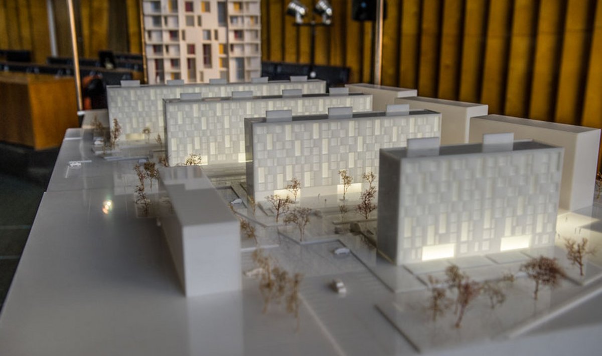 Taani arhitektuuribüroo Dorte Mandrup Arkitekter tõlgendab Lasnamäe korterelamut ja selle ümbrust. 