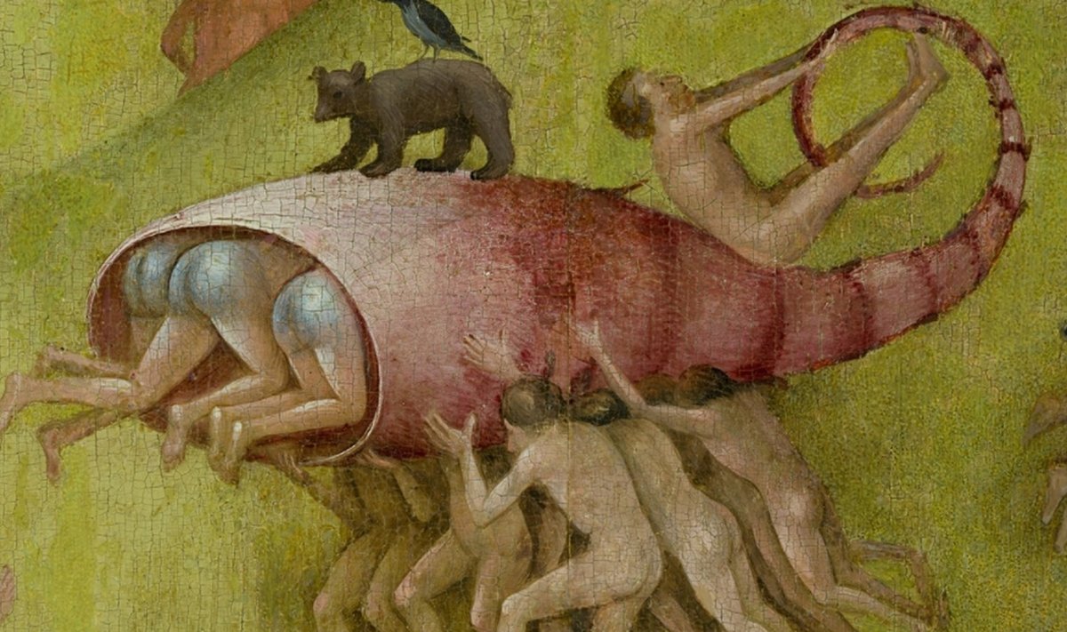 Fragment Hieronymus Boschi maalist "Maiste naudingute aed". 