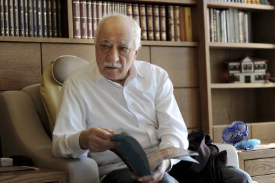 Fethullah Gülen oma kodus Pennsylvanias, kus ta elab eksiilis alates 1999. aastast. 