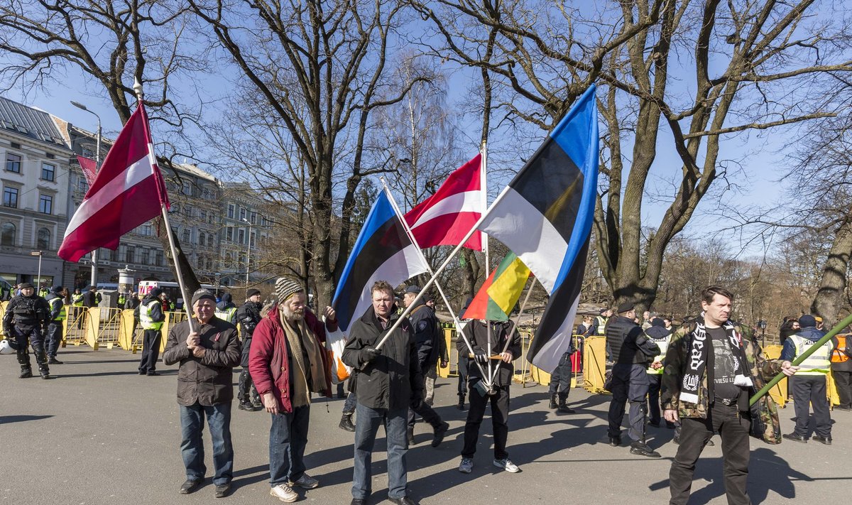 Leegionäride marss Riias 16.03.2015