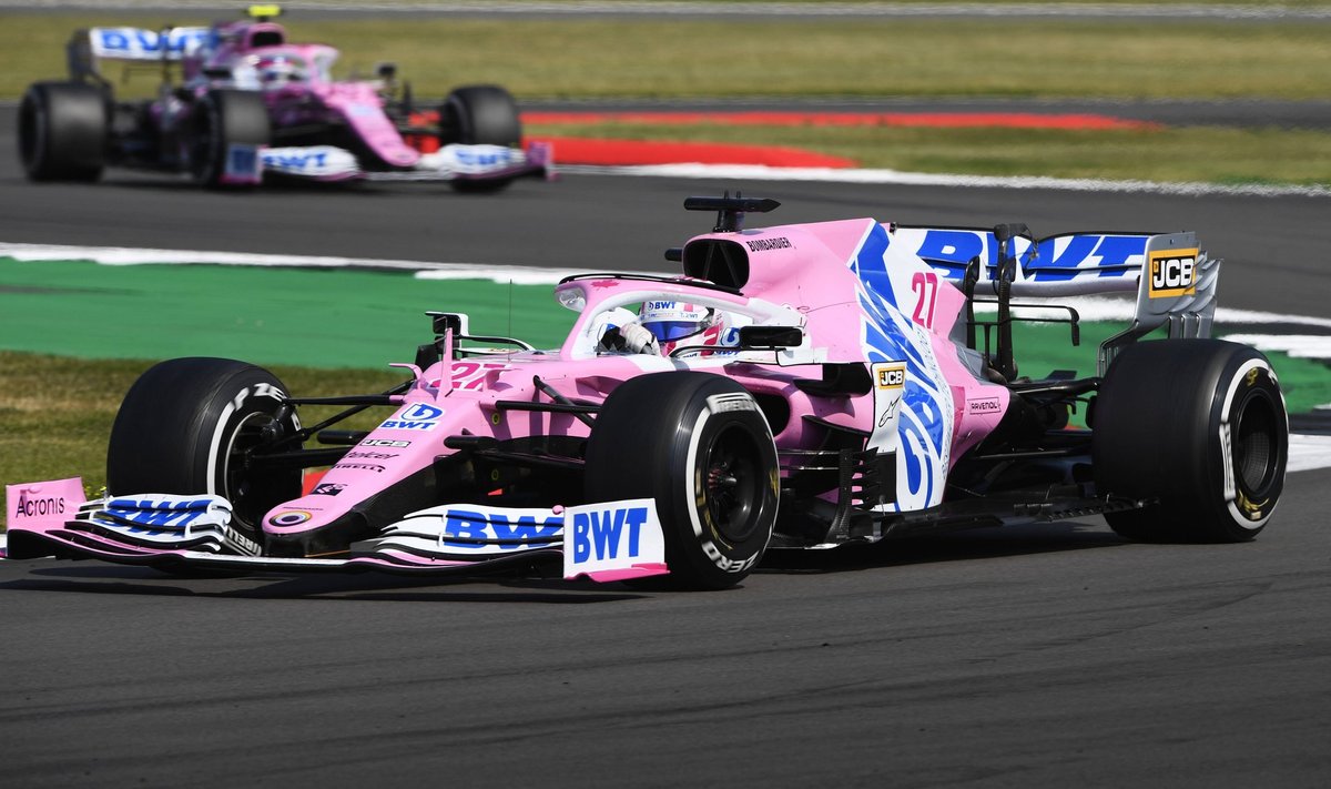 Racing Point meeskonna roosad autod on mõnele konkurendile pinnuks silmas.