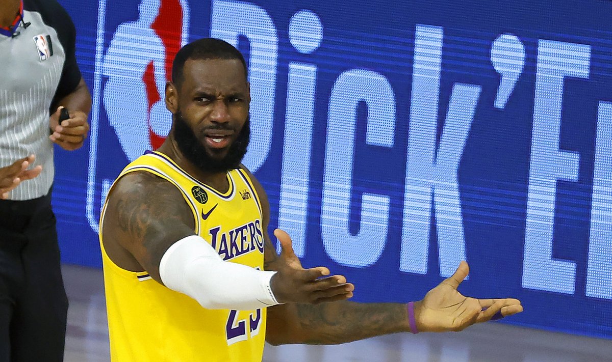 LeBron James ei suutnud Lakersit sedapuhku kaotusest päästa.