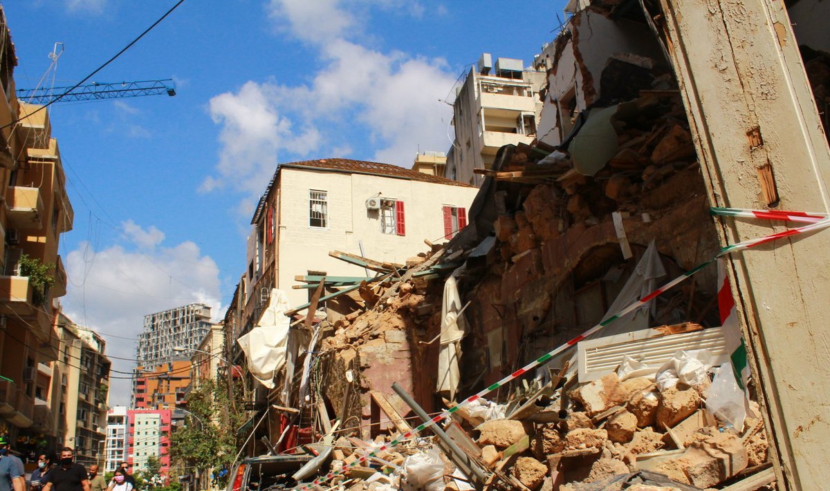 Beiruti plahvatuse järgsed kahjud, mida aitasid likvideerida ka Eesti organisatsioonid.