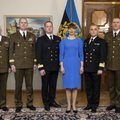 FOTOD | President Kersti Kaljulaid andis kahele mereväelasele kõrgema ohvitseri auastme