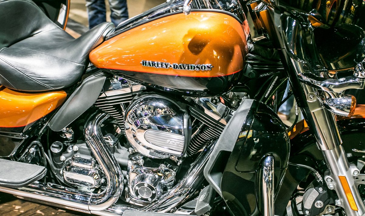 Harley mootorratas, pilt on illustratiivne.
