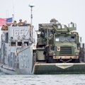 ФОТО и ВИДЕО | Учения Baltops: на берег Сааремаа высадились солдаты НАТО и военная техника