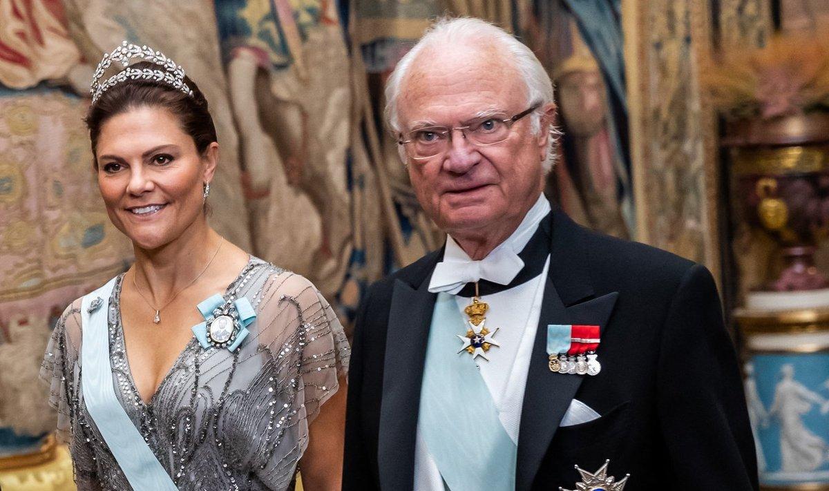 Kroonprintsess Victoria ja kuningas Carl Gustaf