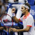 Federer ja Wawrinka jõudsid USA lahtistel muljetavaldavate võitudega poolfinaali
