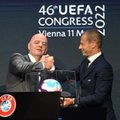Venemaa jalgpalliliidu esindaja kõndis UEFA kongressil ringi nagu õige mees kunagi