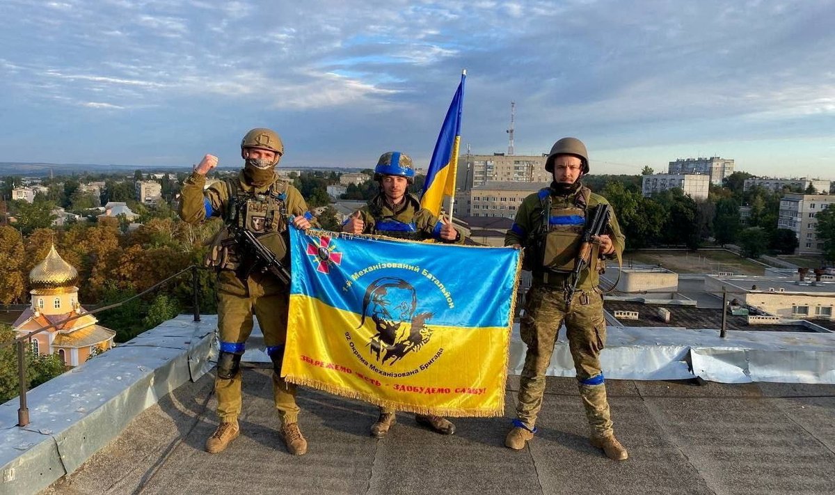 Ukraina sõdurid vabastatud Kupianskis