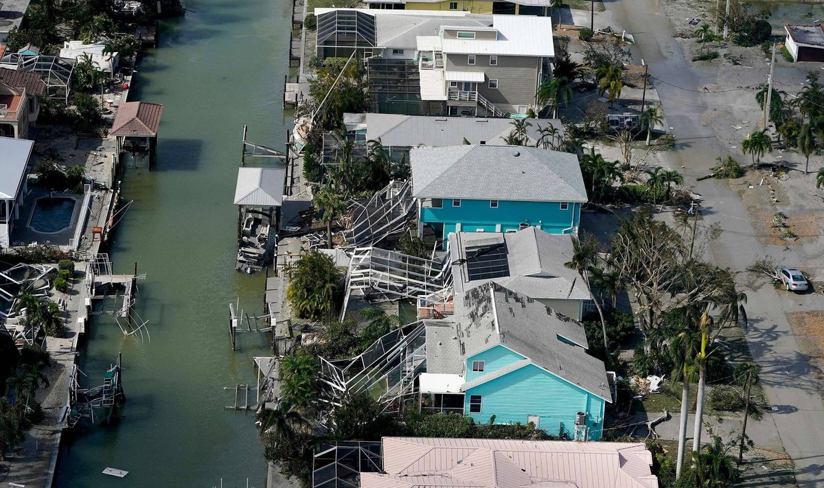 Orkaan Iani hävitustööd Floridas. Foto jäädvustati 29. septembril.