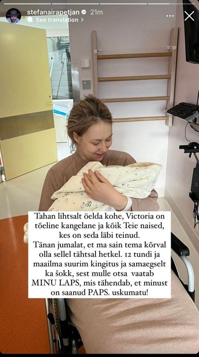 Stefan muljetas isaks saamisest lähemalt