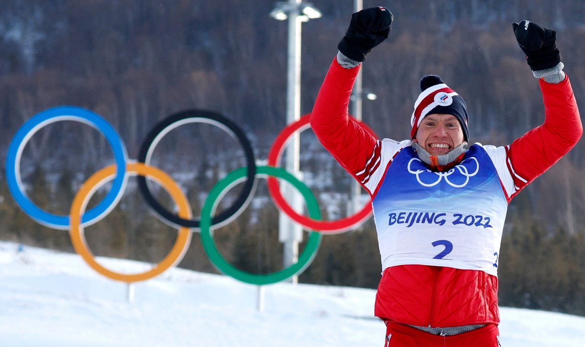 Aleksandr Bolšunov Pekingi olümpiavõitjana