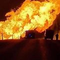 VIDEO ja FOTOD | Leedus plahvatas gaasitoru, ühendus Lätiga katkes, tulesammas ulatus 50 meetrini