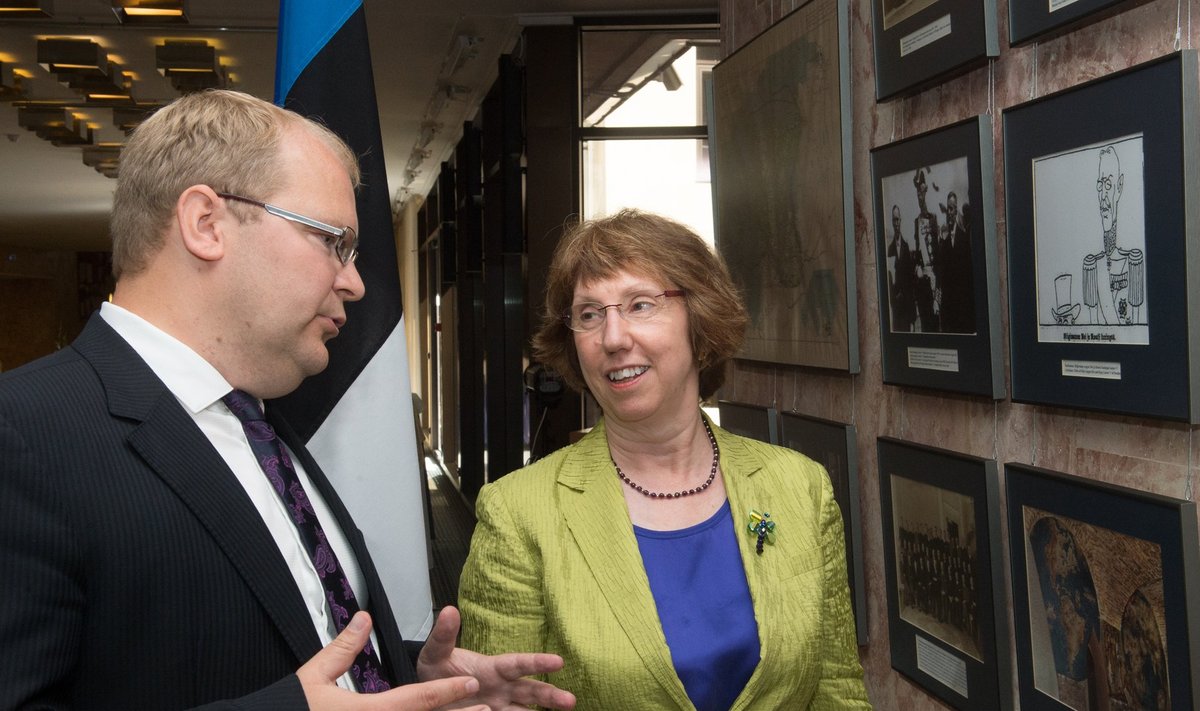 Catherine Ashtoni ja Urmas Paeti pressikonverents