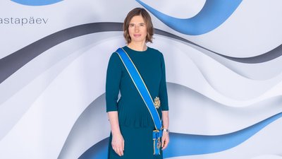 Kersti Kaljulaid vastuvõtul.