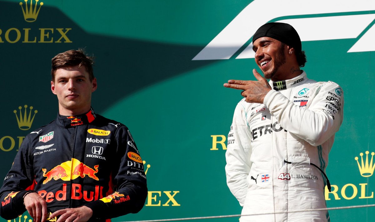 Verstappen ja Hamilton