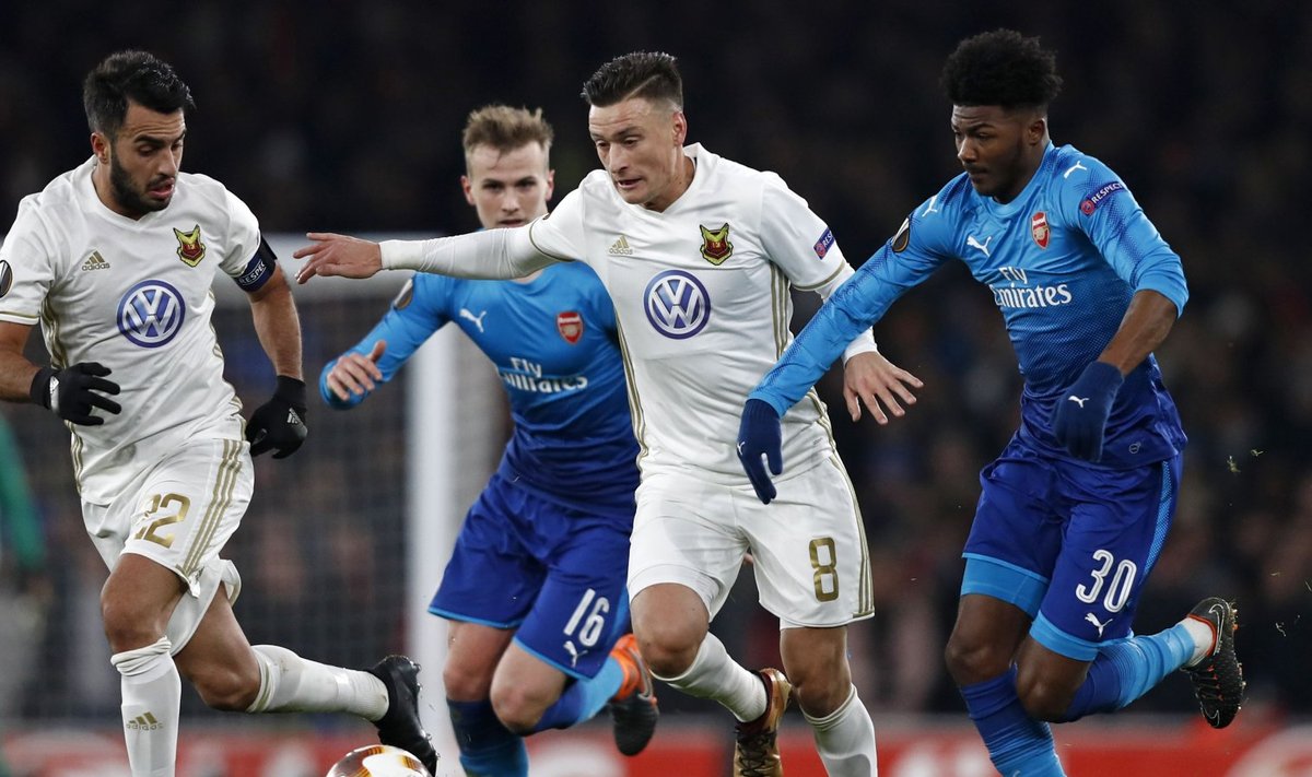 Östersundi ja Arsenali kohtumine 2018. aasta veebruaris Londonis.