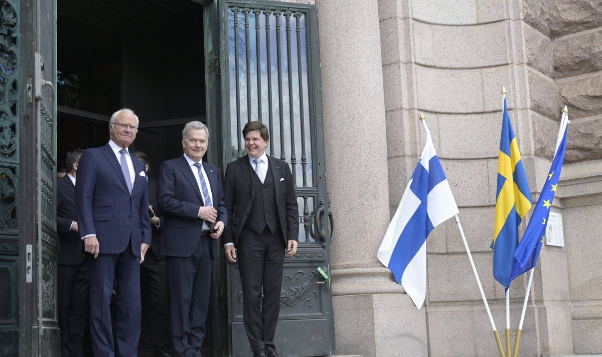 Визит президента Финляндии Саули Ниинистё в Швецию